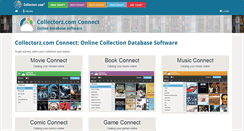 Desktop Screenshot of connect.collectorz.com